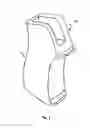 Fig. 02 - Grip and firearm with grip having hinged pull tab
