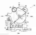 Fig. 01 - Cutter with laser generator that irradiates cutting position on workpiece to facilitate alignment of blade with cutting position