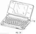 Fig. 02 - Mobile computer with foldable keyboard