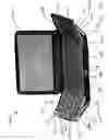 Fig. 40 - Mobile computer with foldable keyboard