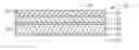 Fig. 01 - Differential release system for a self-wound multilayer dry paint decorative laminate having a pressure sensitive adhesive