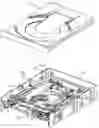 Fig. 01 - Optical disc drive with elastic dampeners