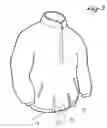 Fig. 04 - Garment with opening for harness