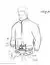 Fig. 05 - Garment with opening for harness