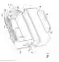 Fig. 02 - Device for cutting vegetables into ribbons or into strips including housing therefor