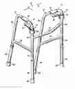 Fig. 01 - Lock release mechanism for foldable walkers and rollators