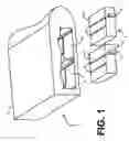 Fig. 02 - Capturing mechanism with a flexible tongue having guidetabs comprising hooks