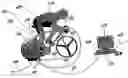 Fig. 01 - Apparatus for training on a bicycle connected to the apparatus