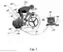 Fig. 02 - Apparatus for training on a bicycle connected to the apparatus