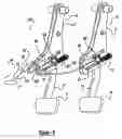 Fig. 09 - Cable actuated adjustable pedal