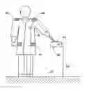 Fig. 01 - Data transmission system using a human body as a signal transmission path