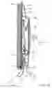 Fig. 25 - Display device having pagewidth printhead adjacent lower edge of housing