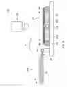 Fig. 11 - Method of manufacturing display unit wherein sealing material is extruded from a seam portion between plurality of device substrates