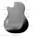 Fig. 03 - Ergonomic stringed instrument and ergonomic roundback guitar
