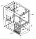 Fig. 01 - Automated banking machine including temperature controlled housing