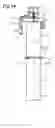 Fig. 10 - Wave motion absorbing offloading system comprising a slender mooring buoy