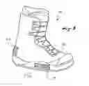 Fig. 05 - Device for retaining a boot on a gliding, rolling, or walking board adapted to a sporting activity, and the boot therefor