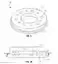 Fig. 04 - Composite disk clamp assembly with lower layer fixedly coupled to upper layer of smaller diameter