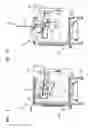 Fig. 08 - Wood burning stove having pivoting baffle and method