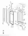 Fig. 10 - Wood burning stove having pivoting baffle and method