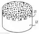 Fig. 01 - Self sharpening polycrystalline diamond compact with high impact resistance