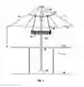 Fig. 02 - Umbrella mounted chandelier
