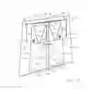 Fig. 11 - Collapsible structure with door mechanism