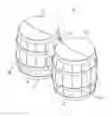 Fig. 01 - Operating apparatus for game machine