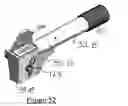 Fig. 23 - Valve operating assembly and system for operating lever-operated valves