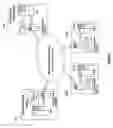 Fig. 28 - Quality assured secure and coordinated transmission of separate image and data records representing a transaction