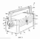Fig. 02 - Toolbox with handle having cover locking mechanism