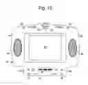 Fig. 09 - Detachable display unit for portable video player device