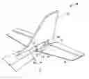 Fig. 01 - Empennage assembly and attachment mechanism for a model airplane