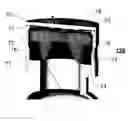 Fig. 12 - Processing cap assembly for isolating contents of a container