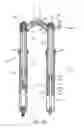 Fig. 16 - Bicycle fork having lock-out, blow-off, and adjustable blow-off threshold