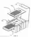 Fig. 02 - Apparatus for receiving and aligning a multiple electrode pair array and a multiple treatment cell for use in electroporation