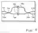 Fig. 10 - Waveplate and optical circuit formed using mesogen-containing polymer