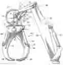 Fig. 01 - Grapple and boom assemblies with compact roller arm power tilt mechanisms