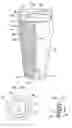 Fig. 13 - Injection blow-molded disposable tumbler and method of making same