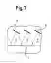 Fig. 04 - Hygiene paper sheet and paper web of a plurality interconnected hygiene paper sheets