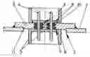 Fig. 01 - Device for ducting electrical lines through the wall of a fuel tank
