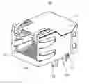 Fig. 01 - Electrical connector having a reliable internal circuit board