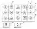 Fig. 01 - Gaming device having an accumulating award symbol