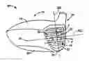 Fig. 01 - Gold club head with variable flexural stiffness for controlled ball flight and trajectory
