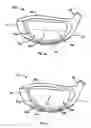 Fig. 12 - Gold club head with variable flexural stiffness for controlled ball flight and trajectory