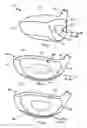 Fig. 14 - Gold club head with variable flexural stiffness for controlled ball flight and trajectory
