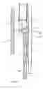 Fig. 04 - Sliding element with keeper device suspended from and guided on a roller rail by support rollers