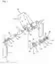 Fig. 02 - Hinge structure for flat visual display device