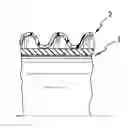 Fig. 02 - Pipe for transporting automobile fluids, comprising a smooth inner tube and an outer annellated tube