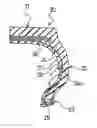 Fig. 01 - Tire warning device detecting tensile forces of reinforcing cord and pneumatic tire having the same